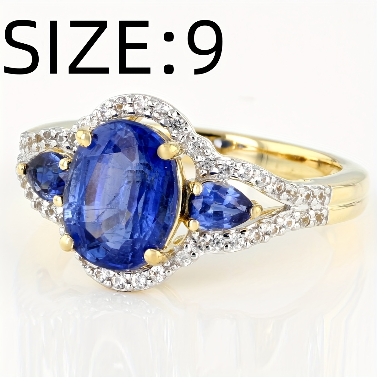 Copper Tone Ring with Synthetic Zircon, Ideal Holiday Gift
